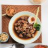 Rawon. Traditional Indonesian Beef Black Soup Culinary