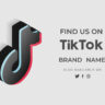 Banner Find us TikTok