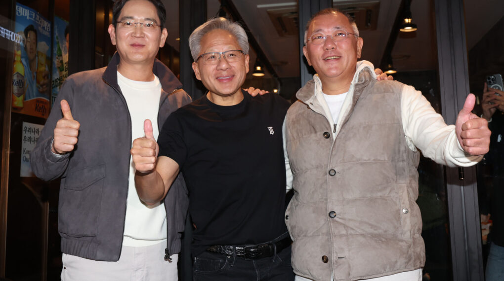 NVIDIA, Samsund, and Hyundai CEO meets