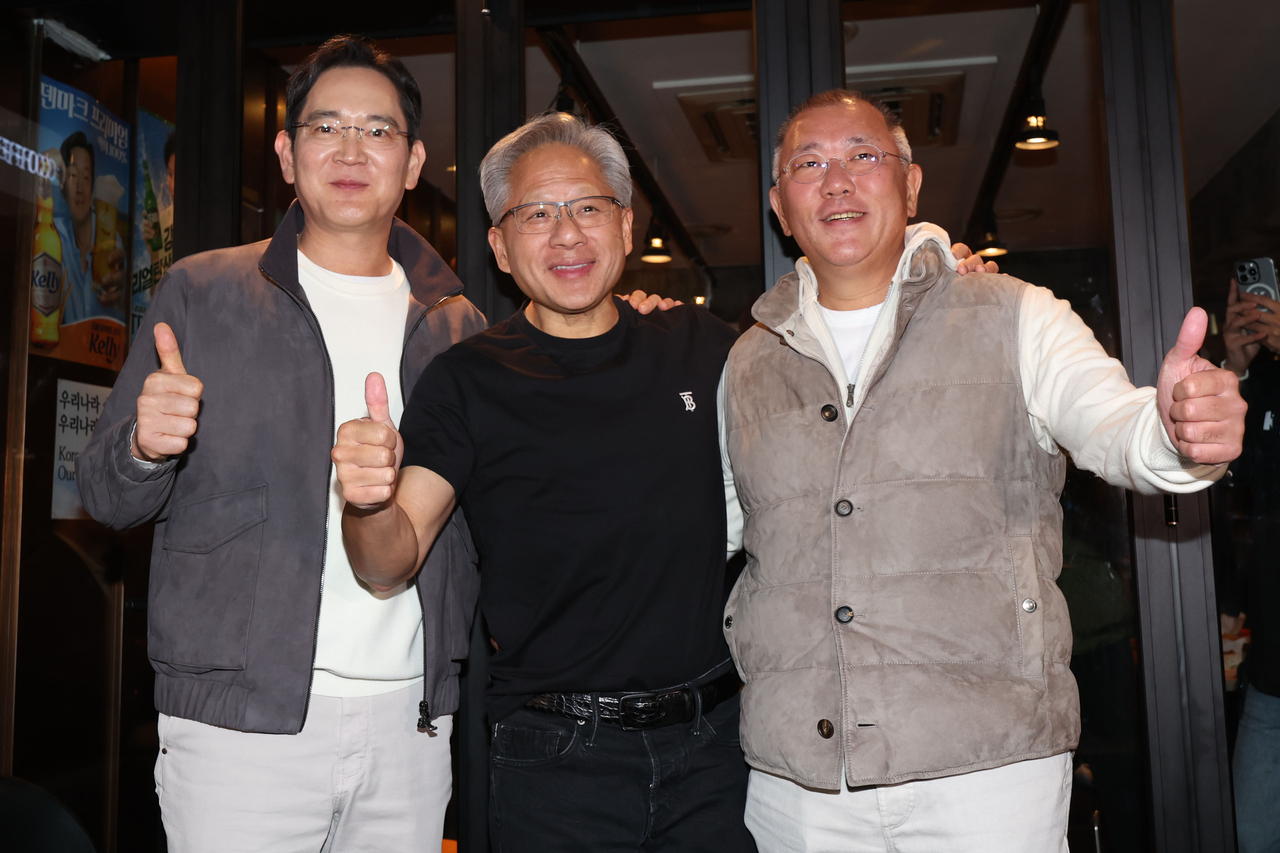 NVIDIA, Samsund, and Hyundai CEO meets